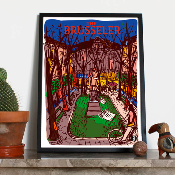 place de la liberté dans la nuit