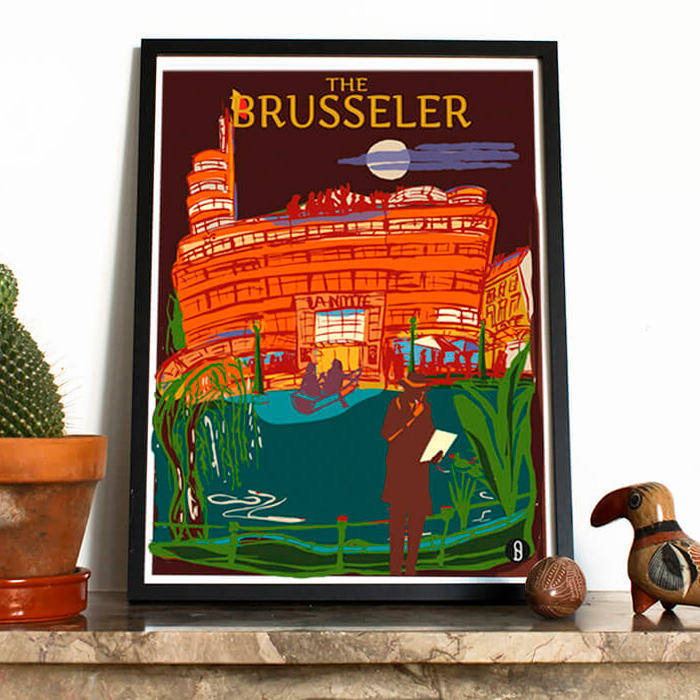 l'immeuble flagey dans la nuit 