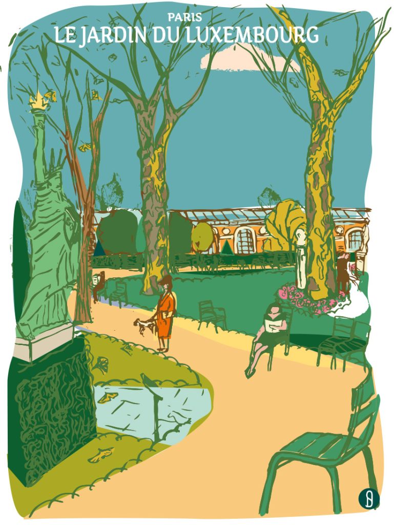 la statue de la liberté au Luxembourg