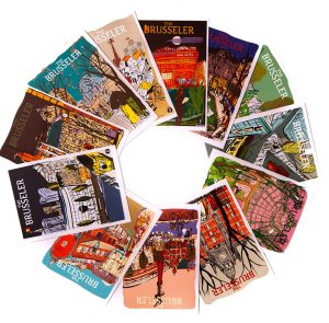 évantail des cartes postales